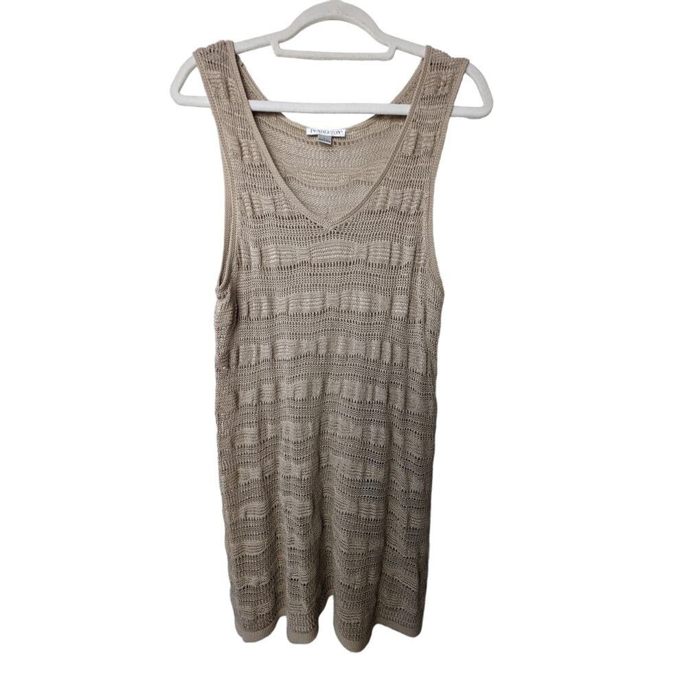 Pendleton Ladies Beige Knit Dress L